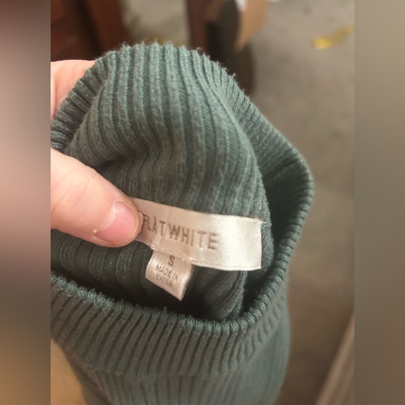 Anthropologie Flat White Mixed Media Pullover - Picture 12 of 12